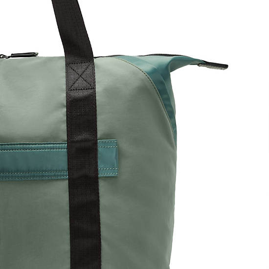 Kipling Art Medium Mode Tote Tassen Groen | BE 1446IL